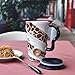 Angelice Home Giraffe Coffee Mug, Ceramic Funny Large Capacity Cup Mug with Lid and Spoon for Men and Women
