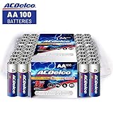 ACDelco AA Super Alkaline Batteries in Recloseable Package, 100 Count
