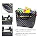 Lunch Bag, Wosweet Leakproof Insulated Lunch Box Cooler Bag for Women Girls and Kids, Lunch Container Tote Bag with Zapper & Pocket (Black)