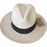 Genuine Panama Hat, Handwoven in Ecuador, Various Sizes and Colors, Outdoor Activities or Fashion Accessory.