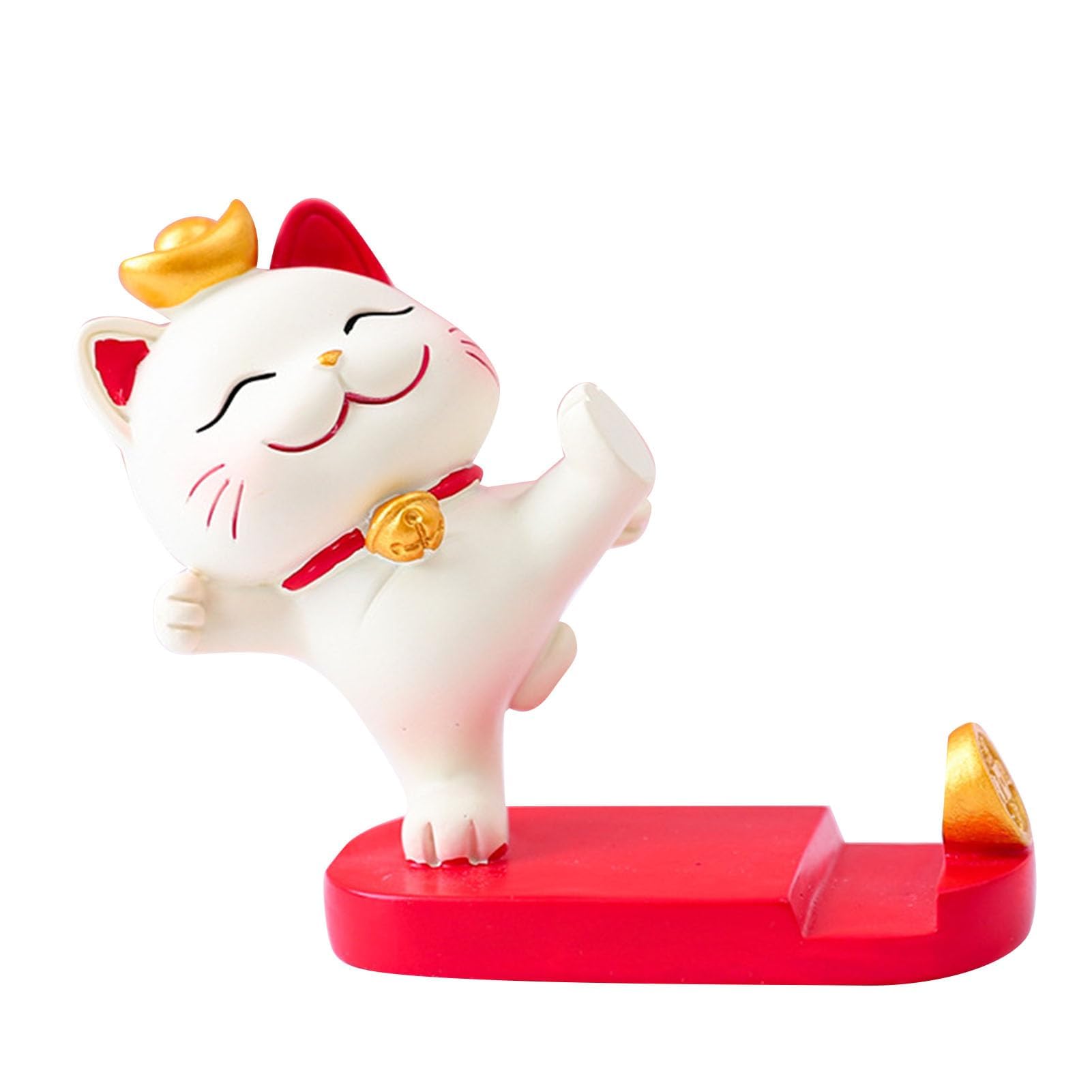 Photo 1 of Cyrank Cute Cat Desktop Holder - Animal Smartphone Stand (#2)