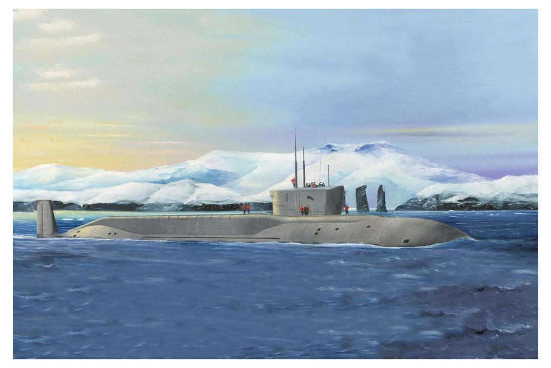 Hobbyboss 1:350 Scale Russian Navy Barei class SSBN Model Kit (Grey)