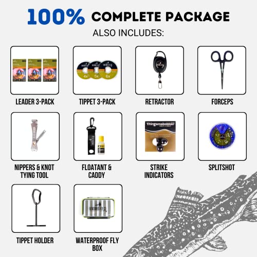 Ventures Fly Co. Toe Dipper Starter Package 20 Fly Fishing