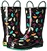 Western Chief Kids' Girls' Waterproof Easy-on Printed Rain Pull-on Boot