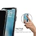 LUVVITT Clear View Case with Hybrid Scratch Resistant Back Cover and Shock Absorbing Bumper Designed for Apple iPhone Xs/X (2017-2018) - Crystal Clear