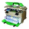 Flambeau-Tackle-T5-Multi-Loader-Tackle-Box-GoldGreen-175x125x11-Inch