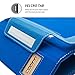 Snugg iPad 3 & 4 Case - Smart Cover with Flip Stand (Electric Blue Leather) for Apple iPad 3 and 4