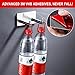 LIKAMU Hair Dryer Holder Wall Mounted Self Adhesive, 304 Stainless Steel Hair Dryer Storage Organizer Compatible with Most Hair Dryers