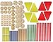 Ideal Fiddlestix 104 Piece Classic Wood Connector Set