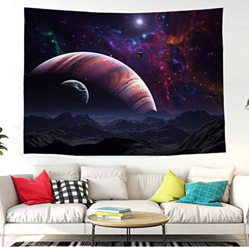 3d Tapestry, Wall Hanging Wall Tapestry Starry Night Sky Hippie Mandala Bohemian Curtain Bed Cover Sofa Towel For Living Room Bedroom Dorm Decor-a 130x150cm(51x59inch)
