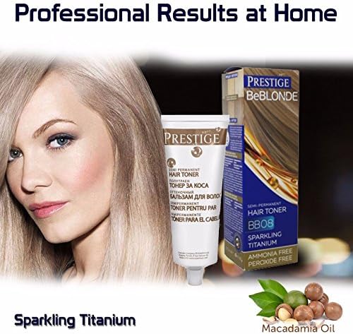 Vips Prestige Beblonde Semi Permanent Hair Toner Colour Silvery