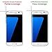 G-WACK Curved Full Coverage Tempered Glass Screen Protector for Samsung Galaxy S7edge (Clear)