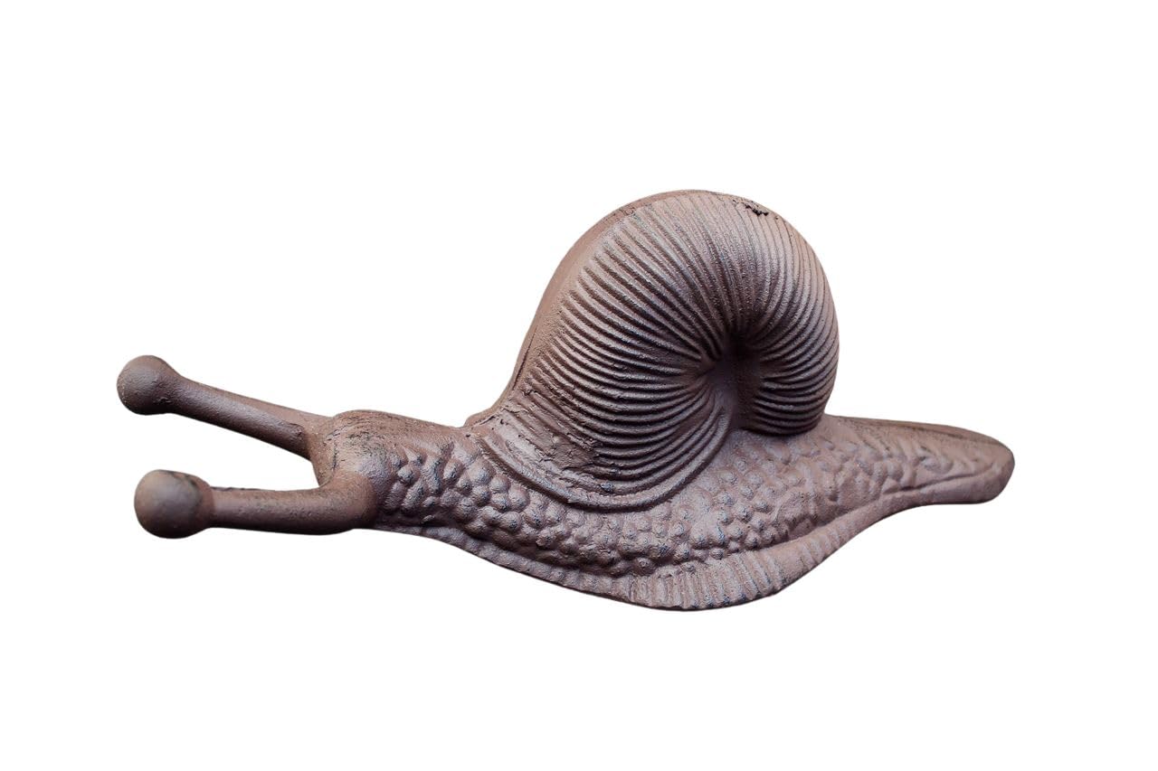 Fallen Fruits LH168 Cast Iron Large Snail Boot Jack, Brown, One Size