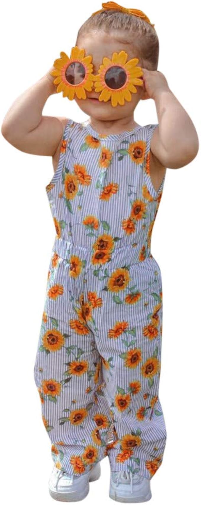baby sunflower overalls