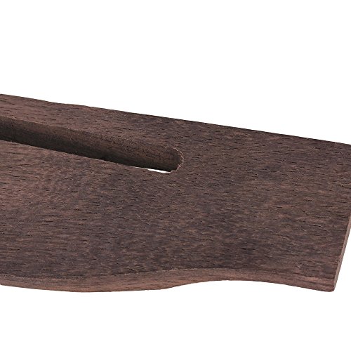 BQLZR 160mm x 43mm x 8.5mm Rosewood Guitar Bridge Replacement for 12 String Folk Acoustic Guitar