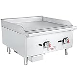 EMPURA 36" 3-Burner Countertop Gas Griddle | Flat