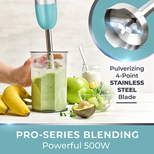 Mueller Pro Series Hand Blender, 500W Immersion Blender, HeavyDuty