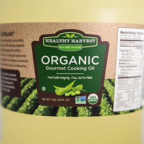 Healthy Harvest Certified Organic Gourmet Soybean Cooking Oil Healthy