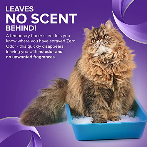 Zero Odor Litter Odor Eliminator Patented Molecular Technology Pet Safe & Works on all