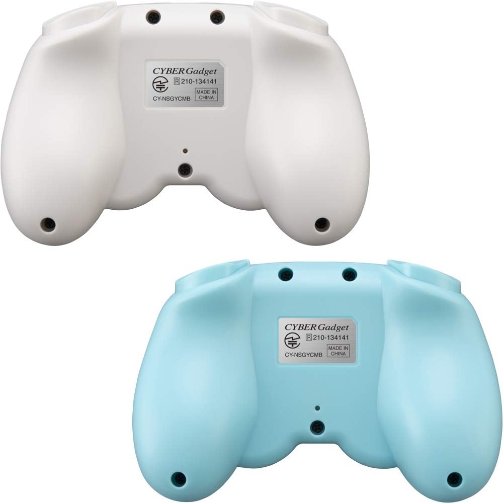 Amazon Co Jp Cyber ジャイロコントローラー ミニ 無線タイプ 2個セット Switch 用 ライトブルー Switch ゲーム