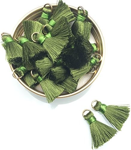 CHENGRUI L09 2CM Mini Tassels For Jewelry Making，Diy，Jewelry Accessories，Pack of 10 pcs.