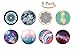 Premium Expanding Stand Pop Grip Mount Holder Sockets for iPhone X, Galaxy S8,all Cellphones and Tablets (Pack of 8)