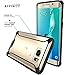 Galaxy S6 Edge Plus Case, POETIC Affinity Series [Premium Thin]/No Bulk/ Protection where its needed/Clear/Dual Material Protective Bumper Case for Samsung Galaxy S6 Edge Plus (Black/Clear)