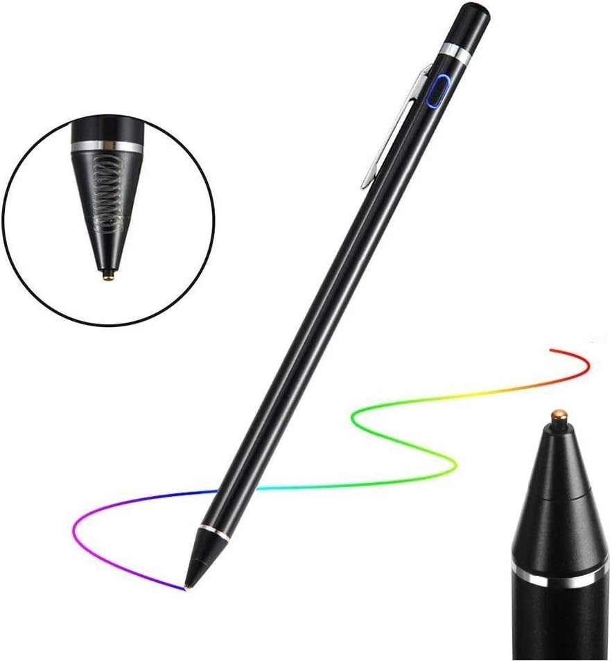 Active Stylus Pen, Rechargeable Ultra Fine Touch with 1.45mm Tip