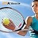 21K Sports Tennis Vibration Dampener- Set of 3-Tennis Shock Absorber for Strings- Best for Tennis Racket, Premium Durable & Long-Lasting- Great for Tennis Players (Green) (Red)