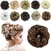 SHEDOWIG Messy Bun Hair Piece Scrunchies Hair Bun Extensions for Women Synthetic Updo Chignon Hairpiece