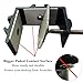 Etubby [Heavy Duty] Two-way Metal Table Clamp, Mic Stand, Desk Lamp Stand, Tablet Mount, Phone Bracket Clamp, Desktop Work Light Mounting C-Clamp, Fits up to 6.3cm Desktop & 1.25cm Base Bar