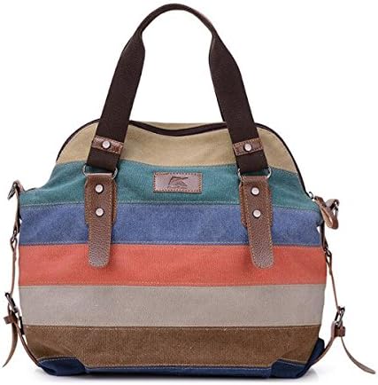 Women Hobo Multi-Color Shoulder Bags Tote Large Capacity Canvas Bags