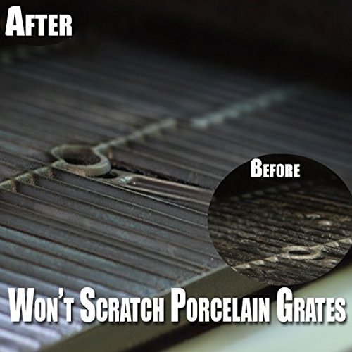 Grill Brush Bristle Free- BBQ Grill Cleaning Brush And Scraper- Safe 18" Weber Grill Cleaning Kit for Stainless Steel, Ceramic, Iron, Gas & Porcelain Barbecue Grates