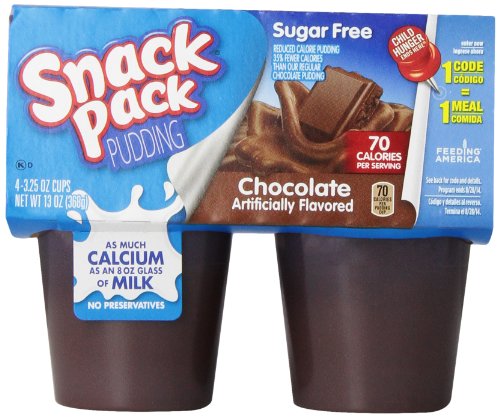 Snack Pack Sugar Free Chocolate Pudding