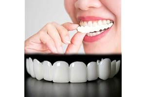 GKOKG 2 Pairs, Temporarily Adjustable for Men and Women, Regain Confidence Smile(White)