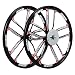 BBR Tuning 26 Inch Heavy Duty 10 Spoke STAR Motorized Bike Mag Wheel Set (Black)