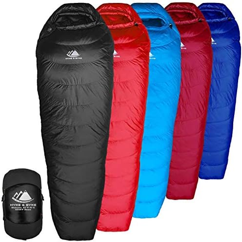 Hyke & Byke Shavano 32 Degree F 650 Fill Power Hydrophobic Down Sleeping Bag