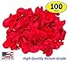 Pack of 100, Bright Red Color Latex Balloons, MADE IN USA!