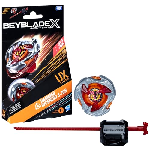 X, Starter Pack Hammer Incendio 3-70H UX avec toupie et Lanceur