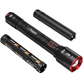 Infinity X1 7000L Dual Power Rechargeable Flashlight,7000 Lumen CREE LED with Adjustable Focus and Heat Lock
