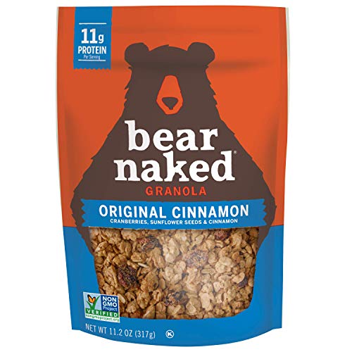 Bear Naked Original Cinnamon Granola - Non-GMO, Kosher, Vegetarian Friendly - 11.2 Oz