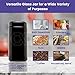 Infinity Jars, Ultraviolet Glass Jar 500 ML (17 fl oz) Pack 3 Smell Proof, Antistatic, Light Blocking Container for Herbs, Coffee, Tea & Spices Durable, Travel-Friendly Storage