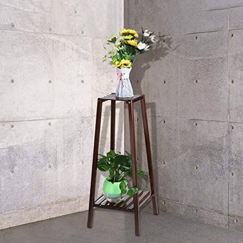 PENGY 3-Tier Bamboo Plant Stand Planter Rack Flower Pots Holder Disply Rack US Stock Brown