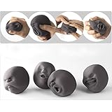 EQLEF&reg; 1Pcs Funny Novelty Gift Japanese Gadgets Vent Human Face Ball Anti Stress Scented Caomaru Toy Geek Gadget Vent Toy