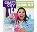 Craft City Karina Garcia DIY Slime Kit | Make Your Own Crunchy, Glow-in-the-Dark or Sparkly Slime | 3 Colors