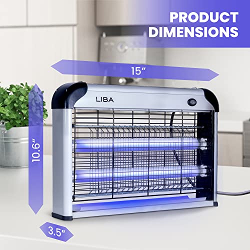 LiBa Electric Bug Zapper (2Pack) Indoor Insect Killer (4) Extra