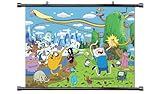 Adventure Time TV Show Cartoon Network Fabric Wall Scroll Poster (32