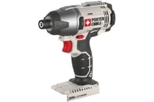 KIMFLY Porter Cable 20v Max Lithium Ion 1/4" Hex Impact Driver (PCC641 Bare Tool)