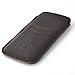 Dockem Card Case for iPhone 7, iPhone 6 and iPhone 6S Ultra Slim Synthetic Leather Wallet Sleeve, Professional Executive Pouch Design, Dark Brown