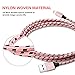 IWAVION Lightning Cable, 3pack 3ft 6ft 10ft Nylon Braided Lightning to USB iPhone Charger Cord with Aluminum Connector for iPhone 7/7 Plus/6s/6s Plus/6/6Plus/SE/5s/5c/5, iPad/iPod – Black/Rose Gold